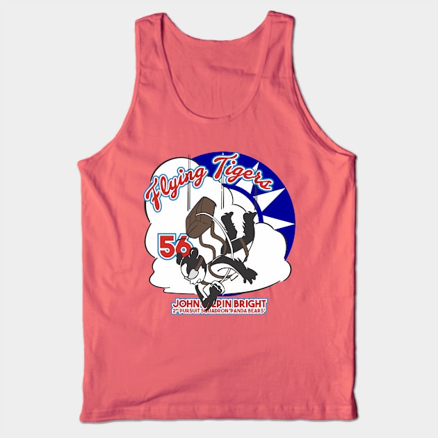 John Gilpin Bright - 56 - Flying Tigers Tank Top by MBK